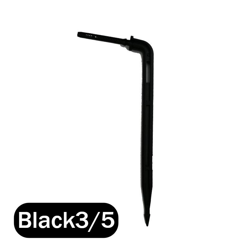 30-200pcs Garden 3/5mm Hose Bend Arrow 1/8'' Blue Drip Emitter Dripper Water Saving Sprinkler for Greenhouse Bonsai Micro Irrigation