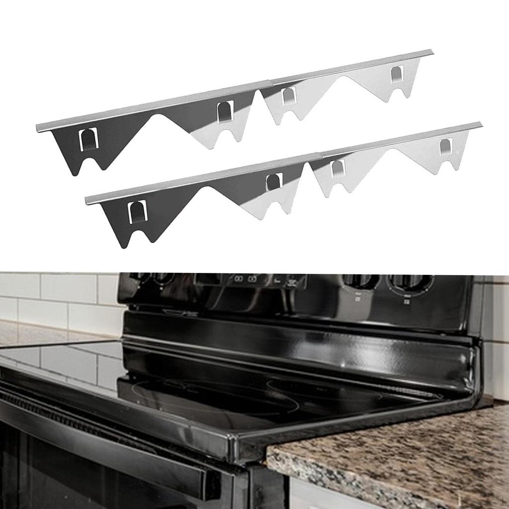 Stainless Steel Stovetop Counter Cover Between and Adjustable Kitchen