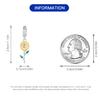 Bead Charms copper Charm Bead Charms Authentic Yellow Sunflower Pendant Bead Charms Compatible With Bracelets Jewellery Diy Women Fine Gift Accessory