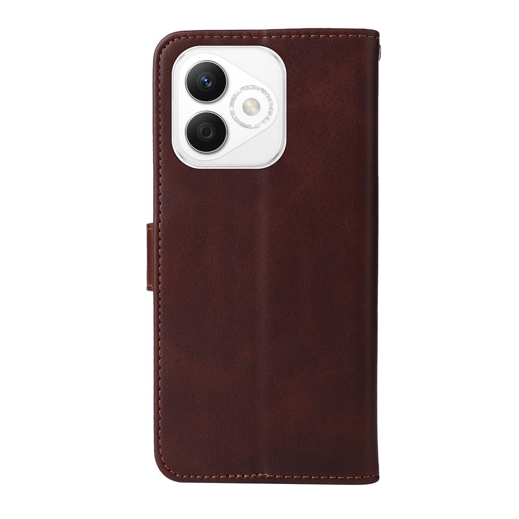 For Honor X60i 5G Case PU Leather Phone Cover with Cash/Card Slots