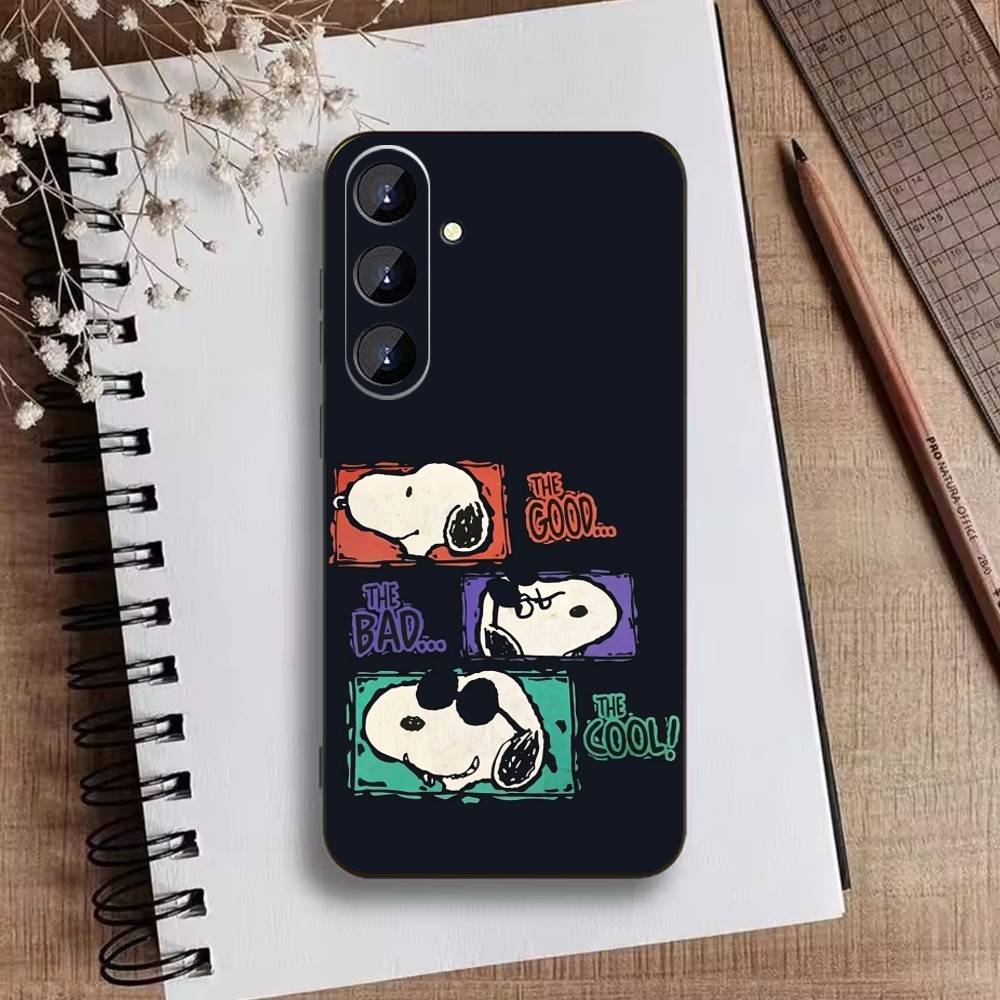 

G-Snoopy Phone Case For Samsung Galaxy A73,A21s,A22,A31,A52,A53,A71,A41Soft Black Shell Samsung a22 4g