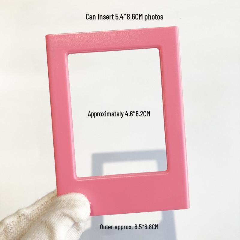 Instax Magnetic 3-inch Photo Frame & Decorative Refrigerator Pegboard Sticker Set