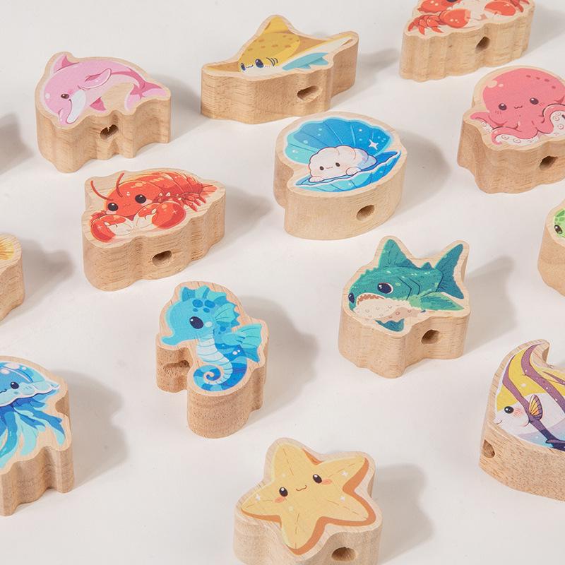 Little Bear Fishing Stacking Blocks - Educational Toy for Children