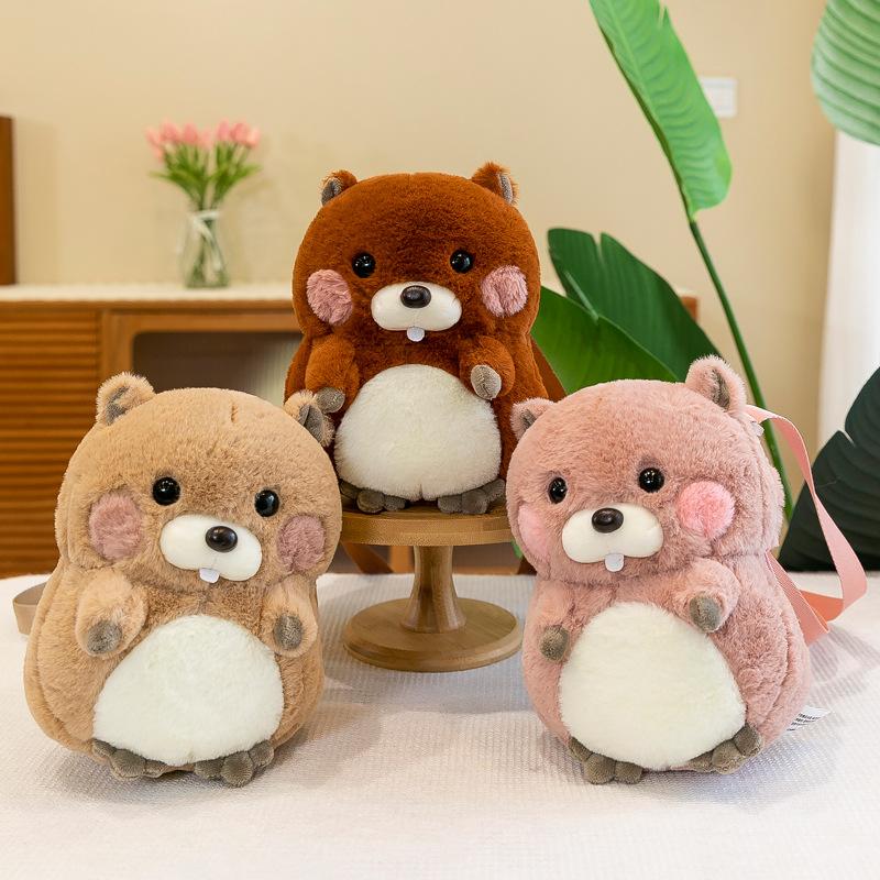 Cute Hamster Crossbody Bag Doll Plush Toy Cute Girl Out On Shoulder Bag Birthday Gift Premium Durable Quality Useful