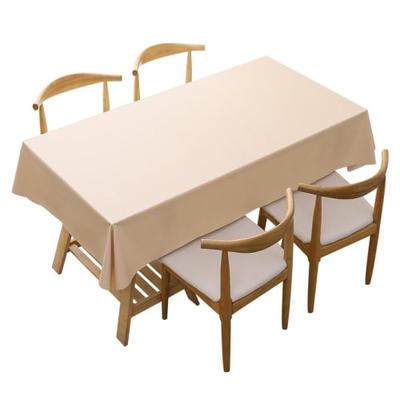 Stylish Vinyl Tablecloth, Water-Repellent, Oil-Proof, Stain-Resistant, Durable, Heat-Resistant, Non-Slip, Rectangular, PVC, Nordic Style, Mildew-Resis