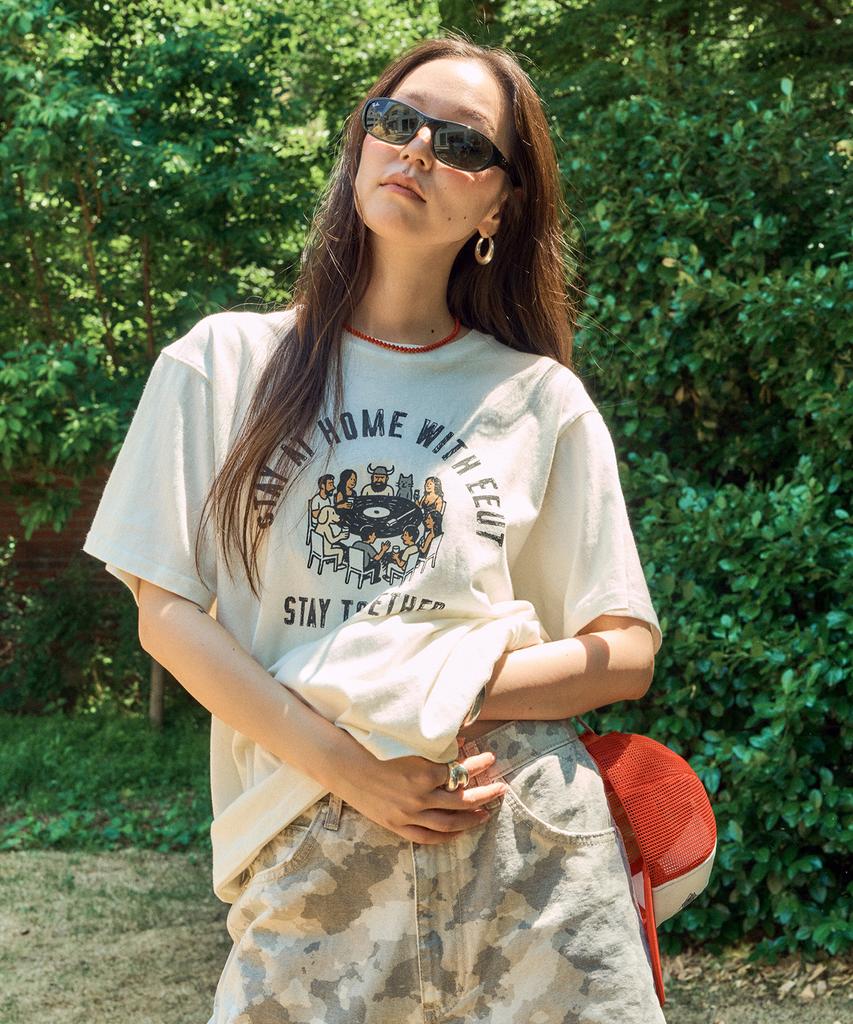 Iuteu Stay Together T-Shirt / White