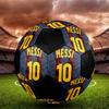 Messi 10 Soccer Ball Colorful All Ages Machine Stitched PVC Competition Ready Durable High-Bounce.SIZE5