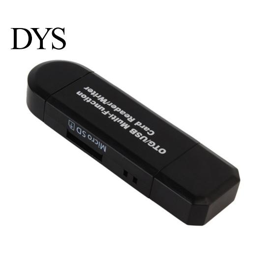 Portable High Speed Micro USB SD TF OTG Card Reader for Mobile Phone Laptop