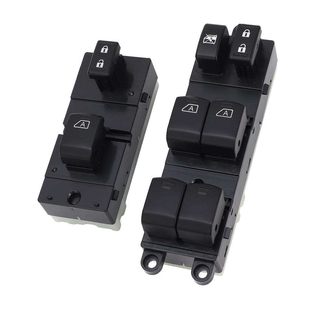 Master Power Window Switch 25401ZL10A 25411ZP80A Front Left and Right Side for Pathfinder 2007 2012 Left Hand Drive