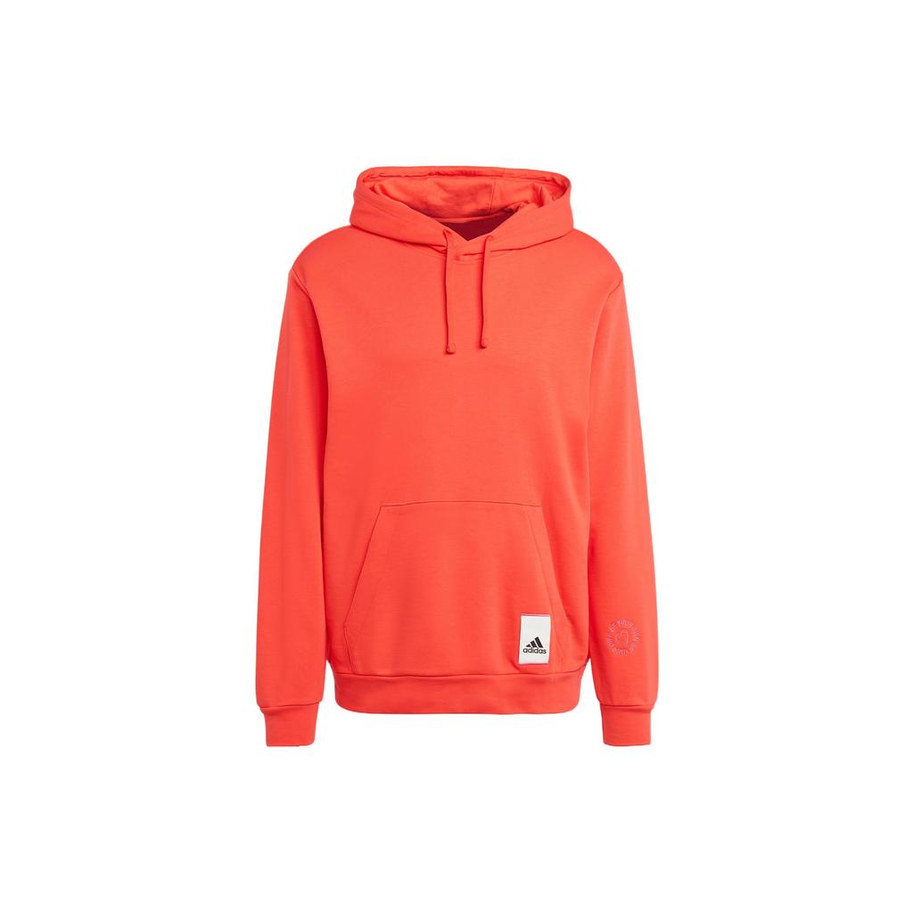 adidas Sweatshirts Unisex Light Red Hooded Moderate Regular IL8298