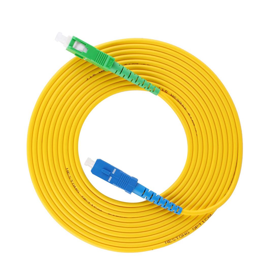 Fiber Jumper 20m Optical Fiber Patch Cord Single Mode Cable Sc APCSc UPC