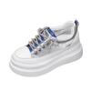 Summer new heightening little white shoes mesh comfortable versatile casual shoes breathable women's shoes platform muffin shoes