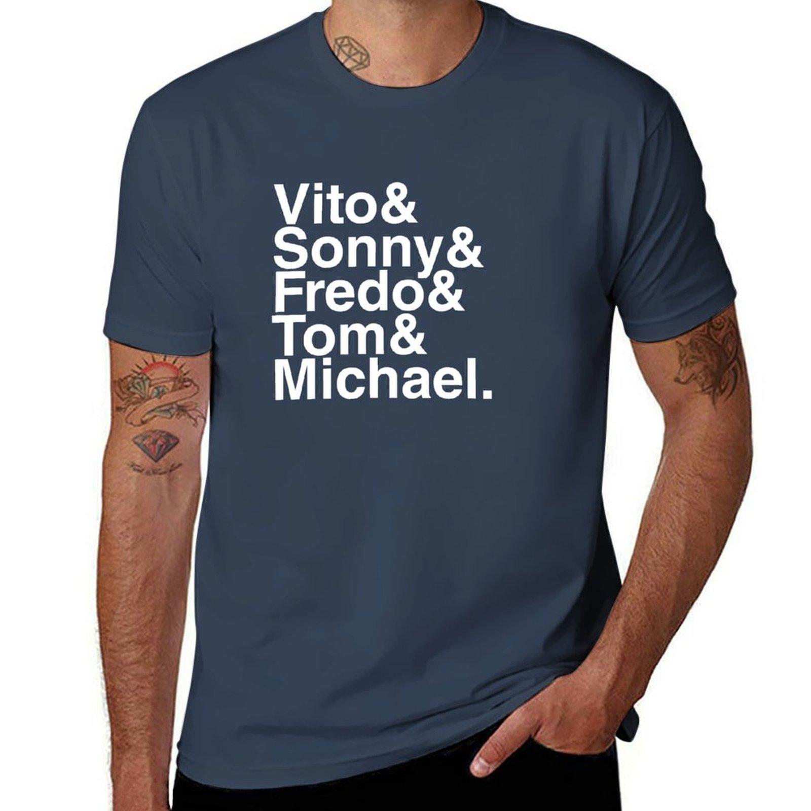 Vito Sonny Fredo Tom Michael (The Godfather) Tshirt Holiday Outdoor Tshirt S