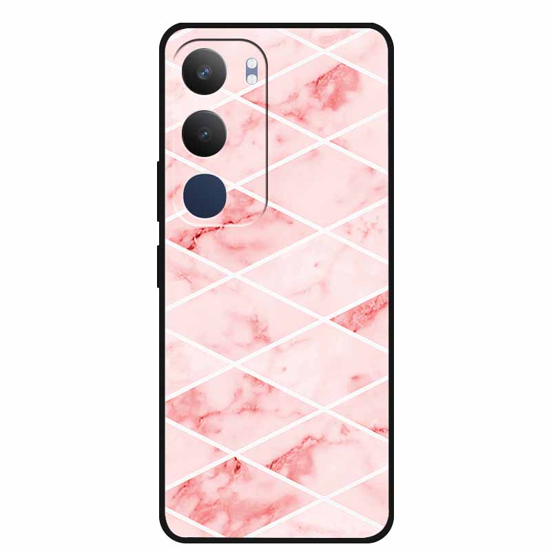 Luxury Phone Case For Vivo Y19s Pro 4G Soft TPU Silicone Back Case For Vivo Y29 5G Y 29 19s Marble Patterns Cover Bumper Funda