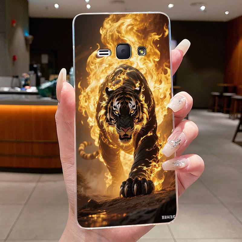 Casing For Samsung J1 2016 Phone Case Transparent Cover For Samsung Galaxy J1 2016 Case Luxury Dragon Cute Cool Boys Girls Shell