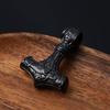 Popular Stainless Steel Viking Thor 'S Hammer Pendant Gold Steel Black Thor 'S Hammer Necklace Accessories 