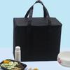 Insulated Grocery Shopping Bag Bento Container with Handle Zipper Closure Large Capacity Thermal Insulation Tote Bag