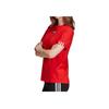 Adidas Solid Color Round Neck Short Sleeve T-Shirt Women Tops Red FM4881
