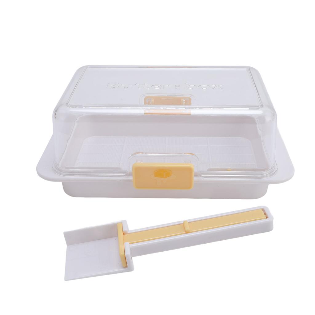 Airtight Butter Dish Reusable Dishwasher Safe Butter Holder with Cutting Tool for 500g Cheese