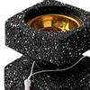 Burner Holder Table Centerpiece Compact Resin Fragrance Censer for SPA Meditation Tea Room Bedroom