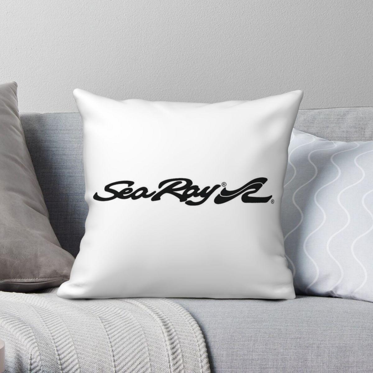 Green Harvest Unisex Searay Boats Pillowcase Polyester Linen Velvet Creative Zip Decorative Throw Pillow Case Sofa Cushion Cover