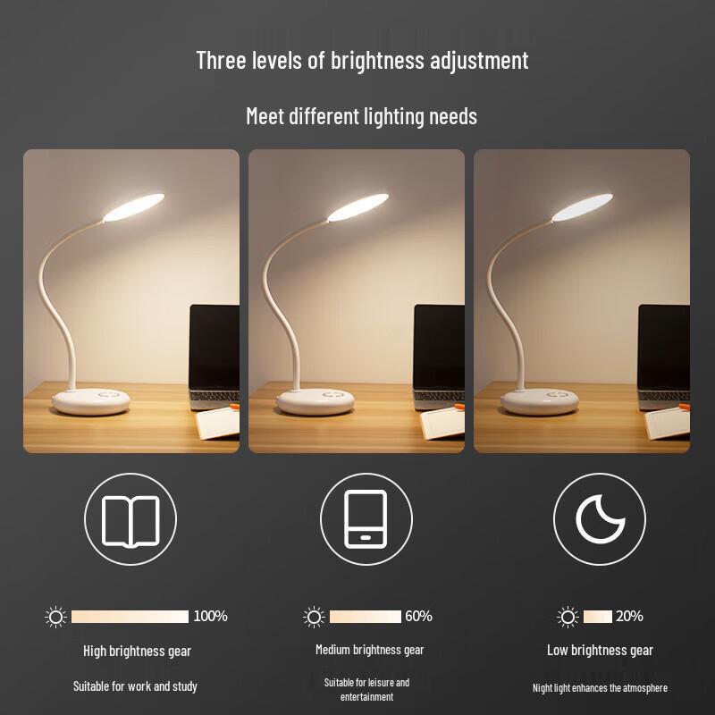 USB Rechargeable LED Desk Lamp