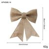 Plastic Christmas Bow Ornament Bow Shaped Holiday Bow Decoration  Window Display
