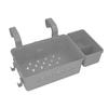 Poolside Storage Basket Thickened Swimming Pool Hanging Basket with Cup Holder for 2.3in Or Less Top Rail for Drinks Towels