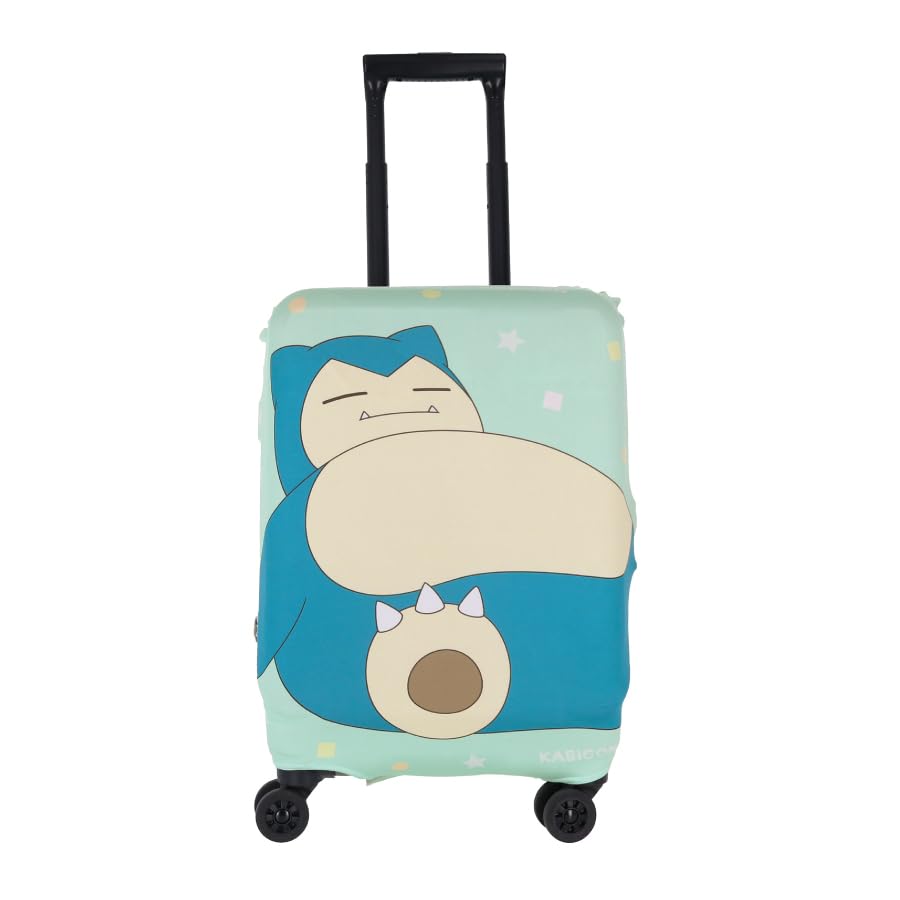 Suitcase Cover Gowell Suitcase Convenient Travel Goods Size Pokémon Cover, (Snorlax (Green), S)