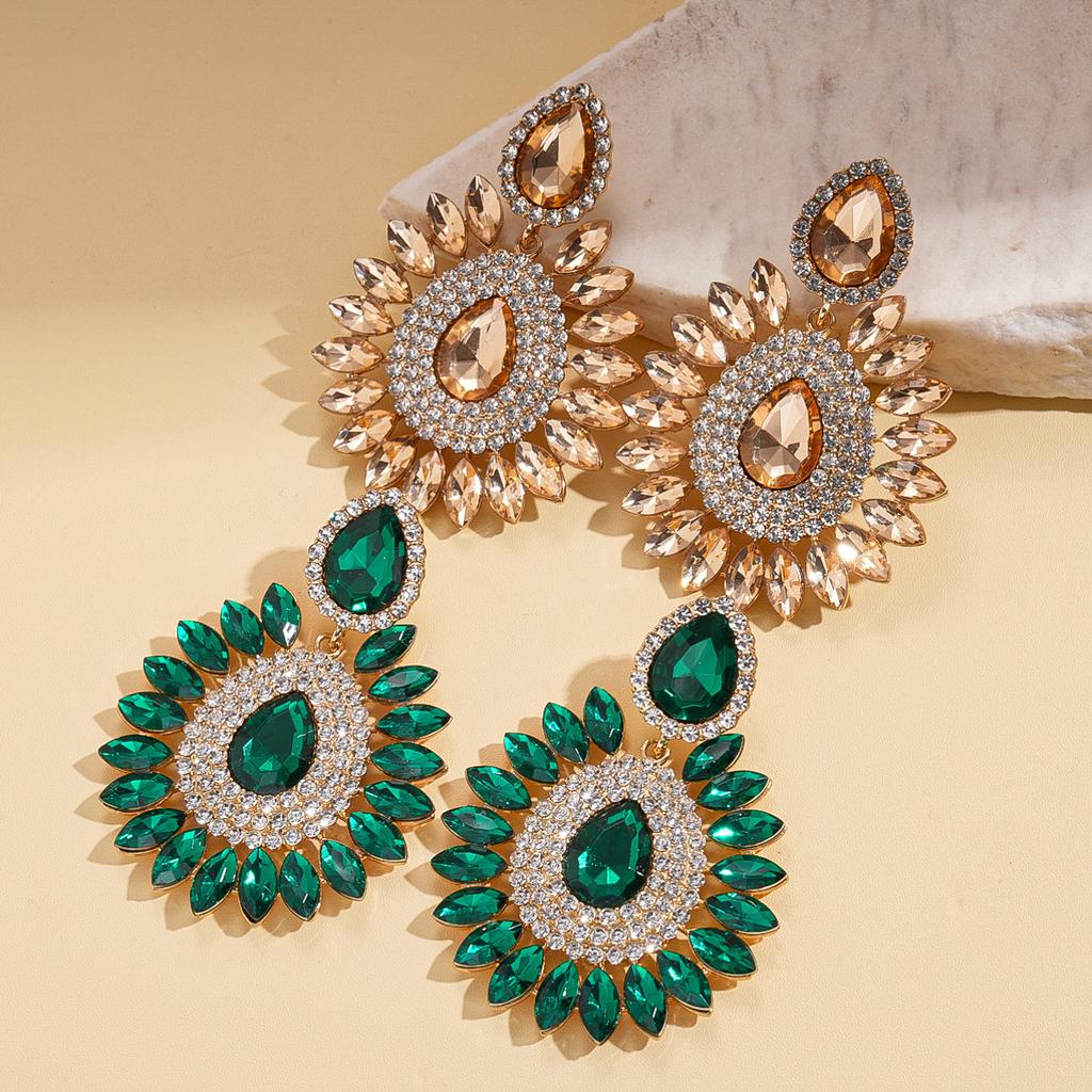 Water Droplet Shaped Earrings, High-end Women's Earrings