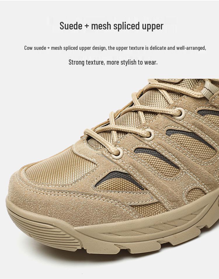 High-Top Outdoor Hiking Boots - Men's Large Size Martin Boots