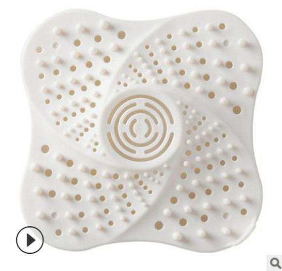 Anti-Clog Bathroom Floor Drain Hair Catcher & Filter Net