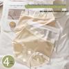 Seamless Plus Size High Elastic Antibacterial Cotton Briefs for Women - Extra Large 200 Jin