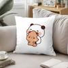 Cute DDudu Bubu Throw Pillow Covers Pattern Cushion Cover Suitable For Sofa Bedroom Car Pillow Cover