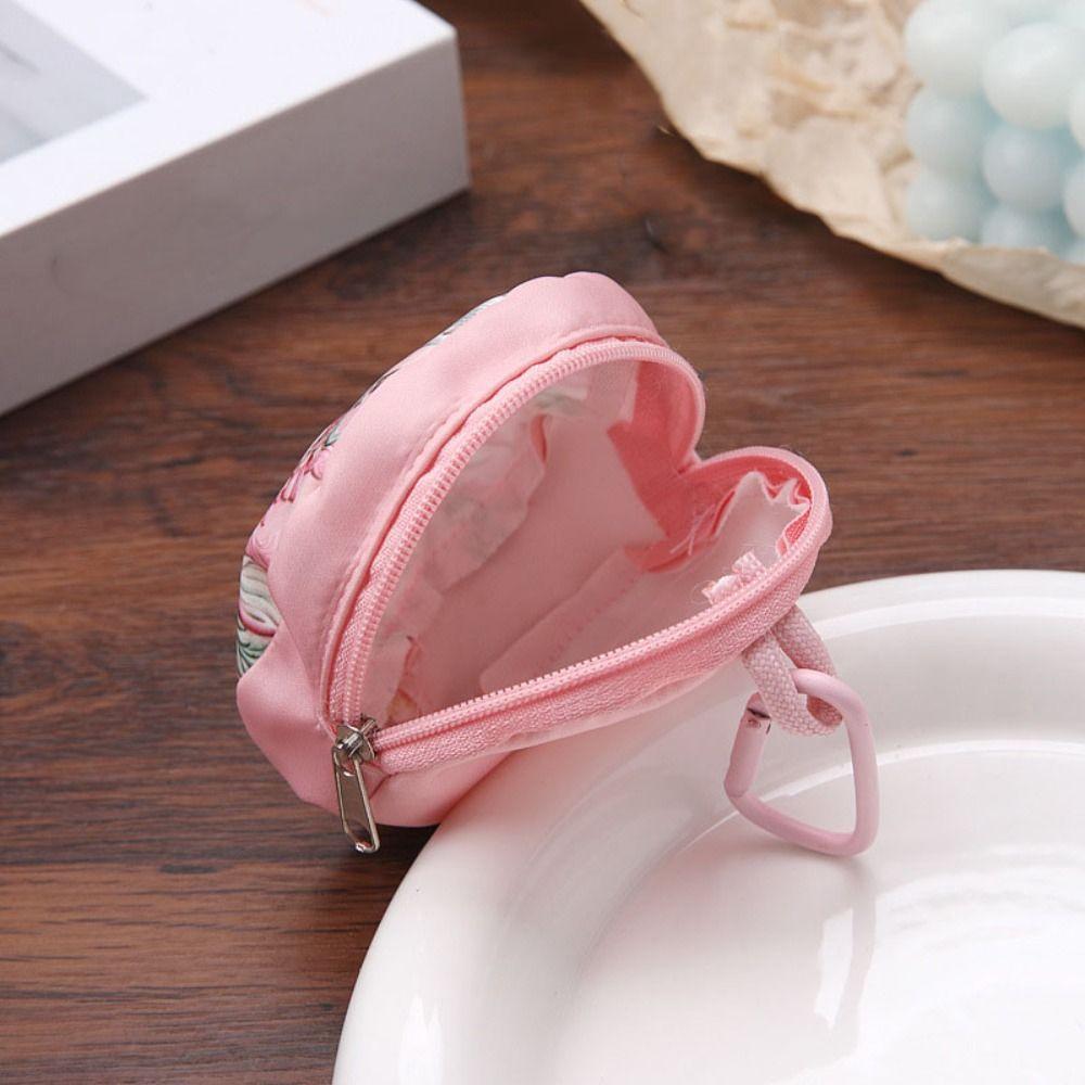 Chinesischer Stil Drachen Tasche Schlüsselanhänger Bunt Autoschlüsselanhänger Kreativ Mini Geldbörse Tasche Anhänger Geschenke
