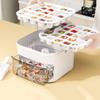 50-Cube Ice Maker with Easy Press Cap with Easy-press Lid Large Capacity Ice Cube Machine Reusable Food-grade Ice Cube Mold 6
