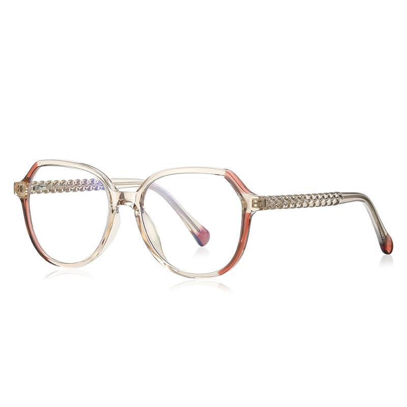 

Leopard Frame Anti Blue Rays Polygon Prescription Glasses For The Nearsighted Spring Hinge Myopes Lunettes 0 -0.5 -0.75 To -6.0 0