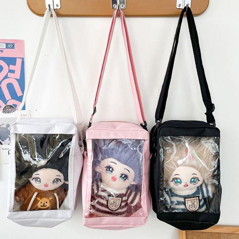 

Однотонная кукольная сумка через плечо японская сумка портативная сумка женская синий