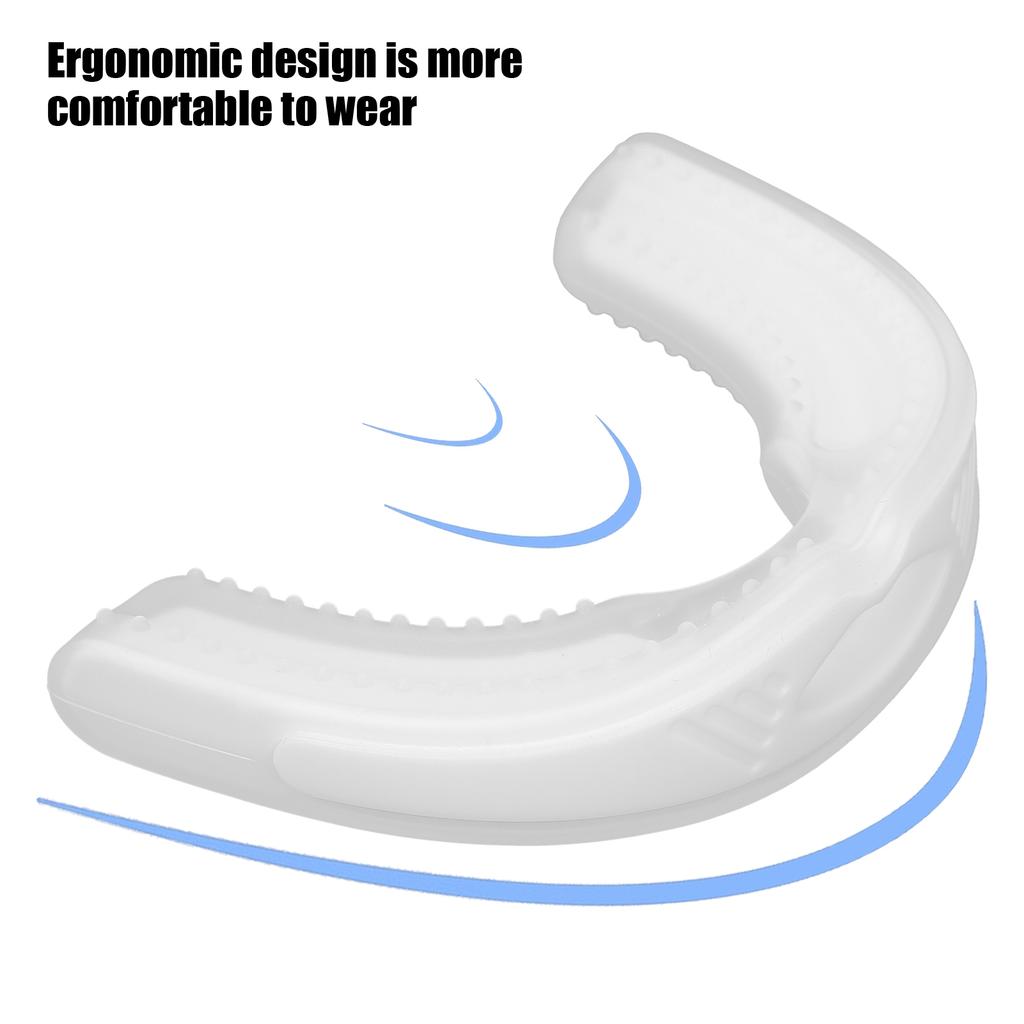 Dental Guard AntiSnoring Mouth Guard Natural Breathing Sleeping Snoring (White )