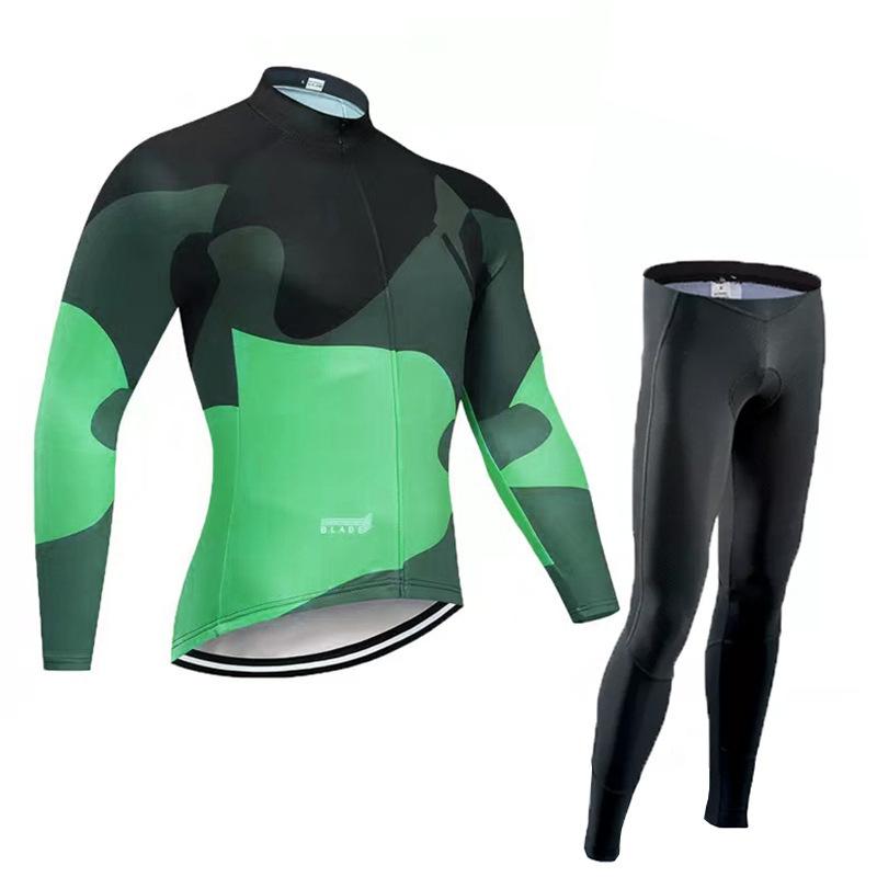 Sweat-wicking and Breathable Tour De France Cycling Suit, Cycling Suit, Fleece Tour De France 2026 Long-sleeved, Autumn Breathable Cycling Suit Set.