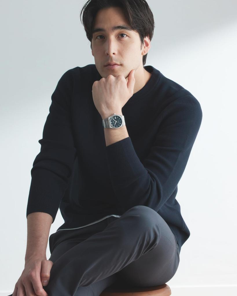 Tissot PRX Powermatic 80 Men's Watch with Black Dial and Bracelet (T1374071105100) [Official Import]