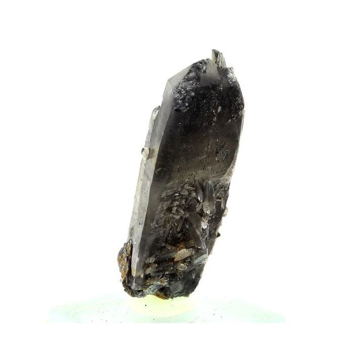 Pierres et Minéraux. Quartz Gris. 106.0 ct. Mine du Remond, Savoie, France.