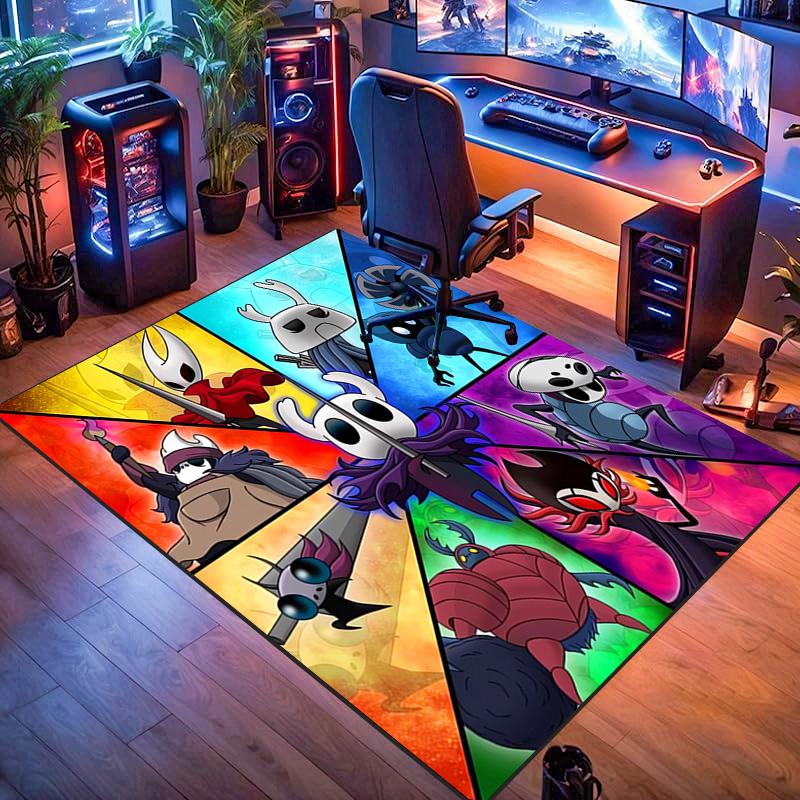 Light Darkness Clash Carpet Floor Mats Living Room and Bedroom Mats Art Bathroom Mat Office Chair Cushion
