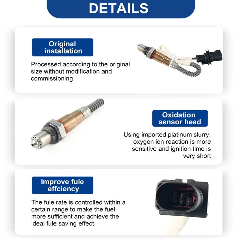 Front Lambda O2 Oxygen Sensor For Land Rover DISCOVERY RANGE ROVER SPORT 3.0 5.0 4x4 2012-2018  LR035750 0258027049