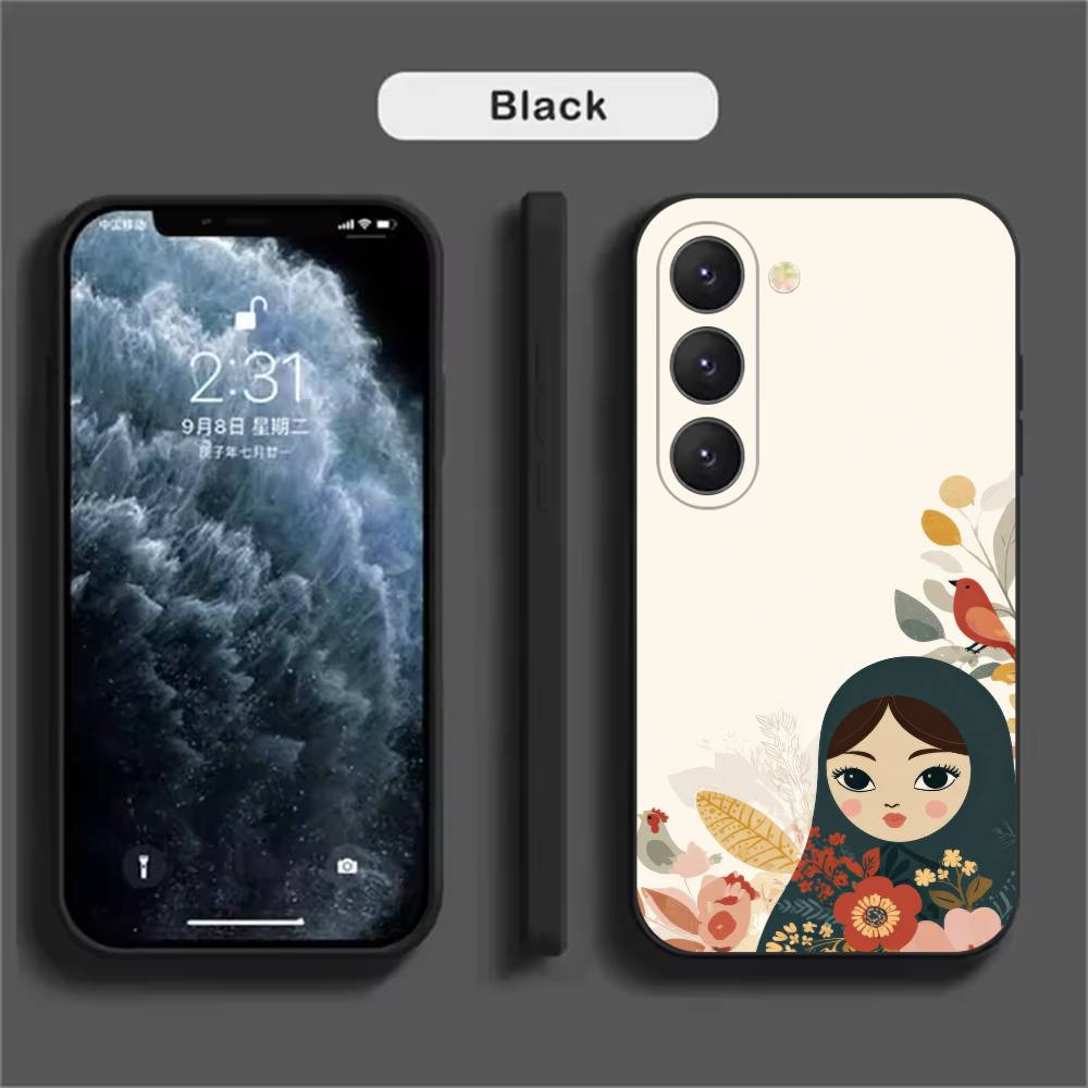 Matryoshka Art Russian  Phone Case For Samsung Galaxy A52 A42 A32 A22 A12 A02S A72 A73 A51 A41 A31 A21S A71 A40 A30S A20S