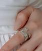 Reve Baguette Q Layered Ring