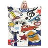 Pete The Cat Blanket Flannel  Relax Super Soft Throw Blanket for Bed Bedding Throws