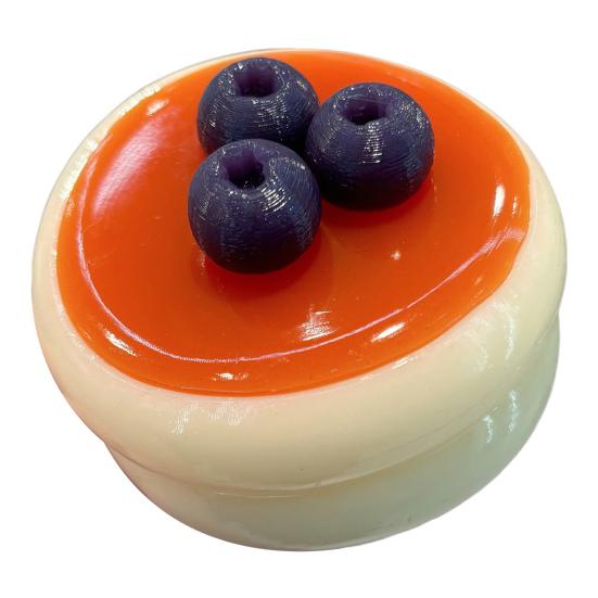 Basque Cake Squeeze Toy Stress Relief Blueberry Strawberry Cake Pinch Toy Focus Aid Anti-anxiety Simulated Dessert Hand Relaxation Toy