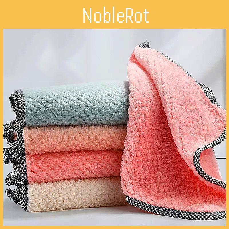 Premium Thickened Coral Fleece Kitchen Dish Cloth Extraordinary Absorbent Cleaning Towel