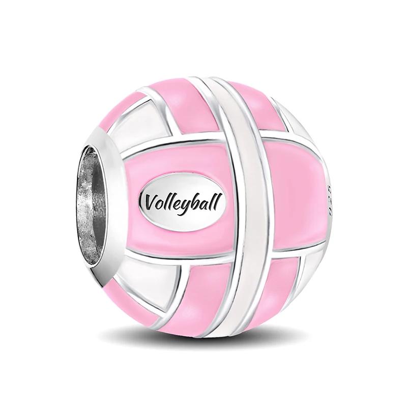Copper Puppy Girl Car Pink Series Charms Beads Fit Original Pan Bracelet Bangle High Quality Diy Jewelry For Womens